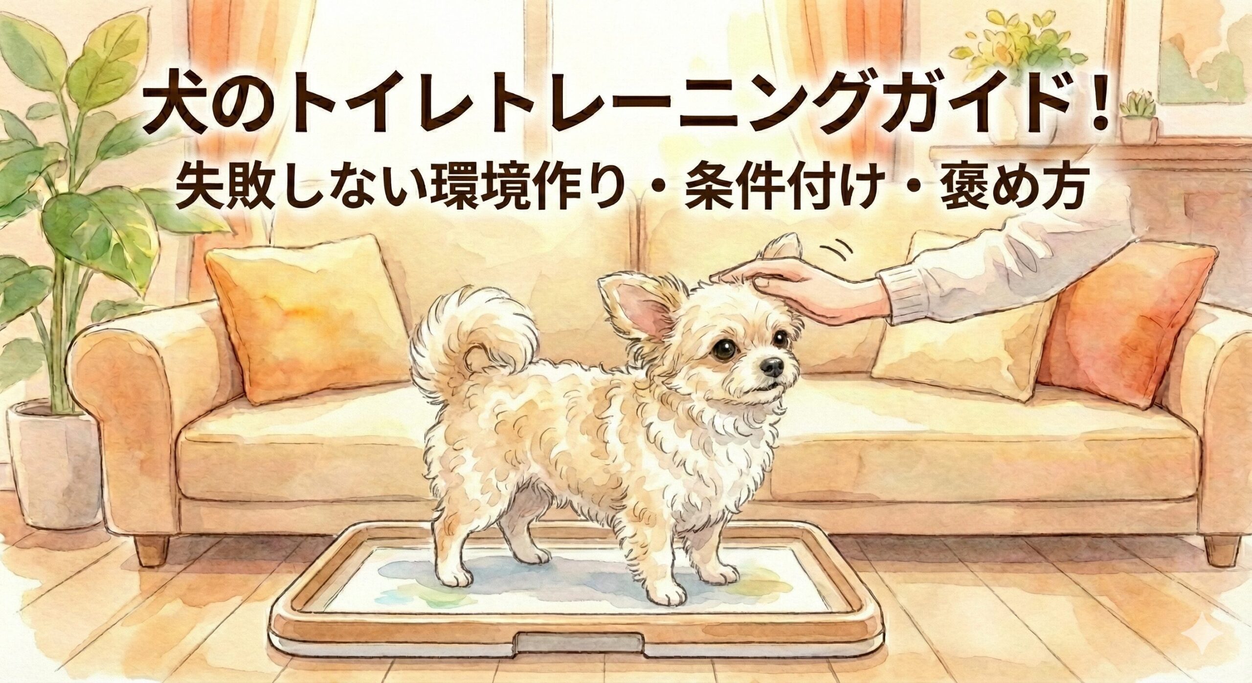犬のトイレトレーニングガイド！失敗しない環境作り・条件付け・褒め方まで獣医師が解説