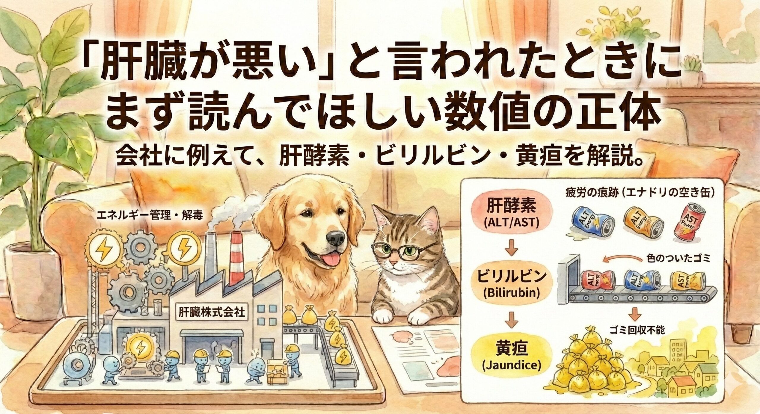 「肝臓が悪い」と言われたときにまず読んでほしい数値の正体