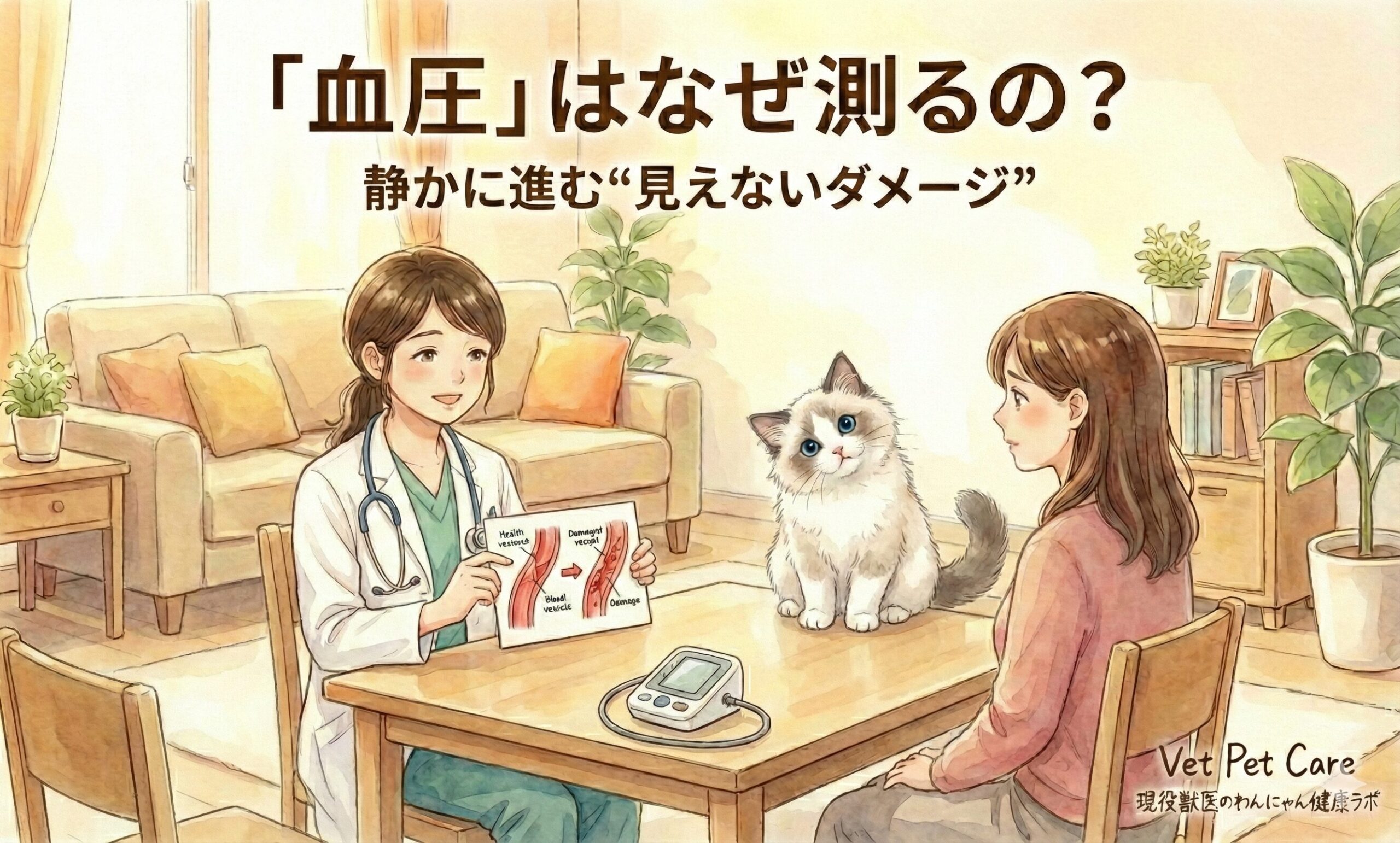 「血圧」はなぜ測るの？静かに進む“見えないダメージ