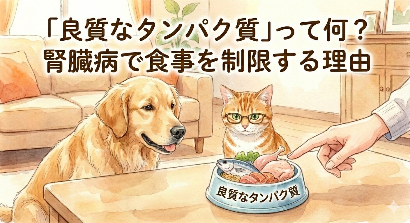 「良質なタンパク質」って何？腎臓病で食事を制限する理由