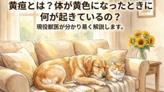 黄疸とは？体が黄色になったときに何が起きているの？｜現役獣医が分かりやすく解説します。