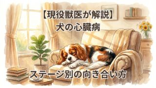 【現役獣医がしっかり解説】犬の心臓病・僧帽弁閉鎖不全症のステージと治療法