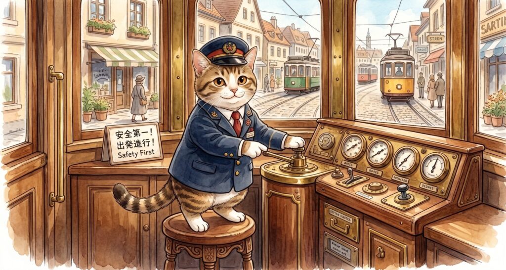 確認するこを大切であることをほのめかす猫ちゃん